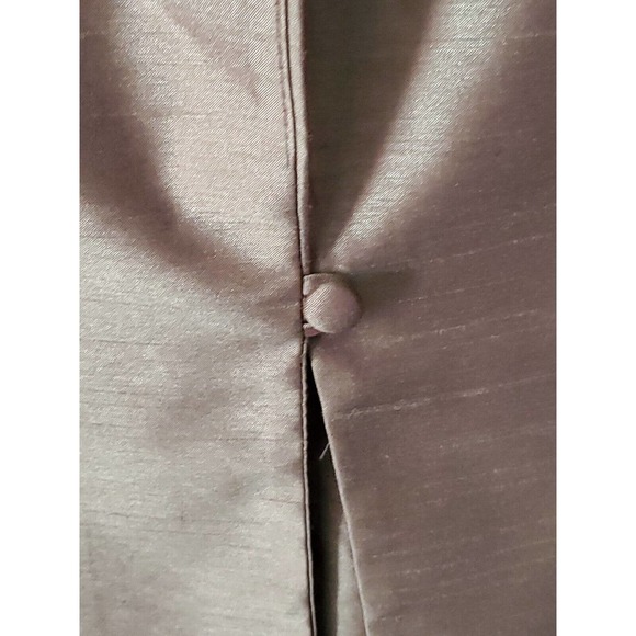 KM Collections by Milla Bell Formal 2 Pc Dress Set Gold Brocade Knee Length Sz 6 - Picture 4 of 14